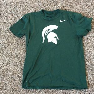 Michigan State Nike dri fit t- shirt.